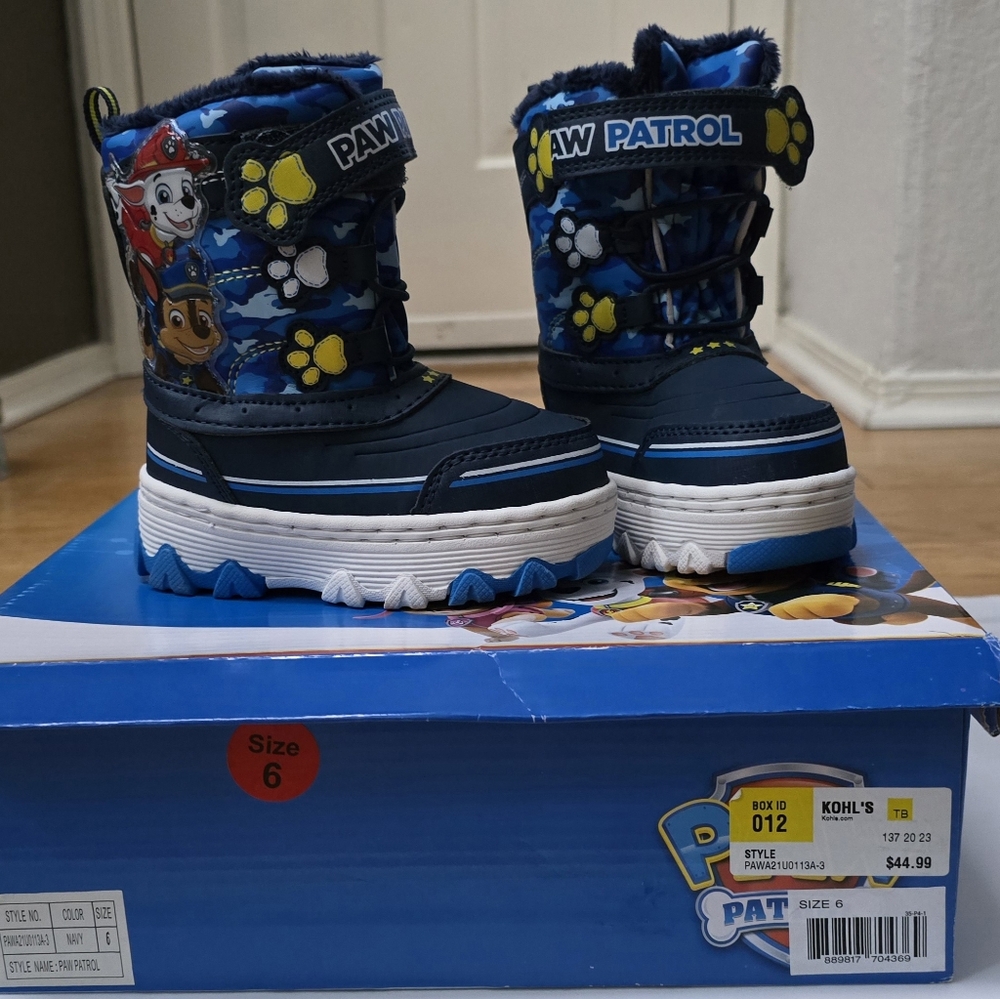 Paw Patrol Toddler Size 6 Navy - NIB